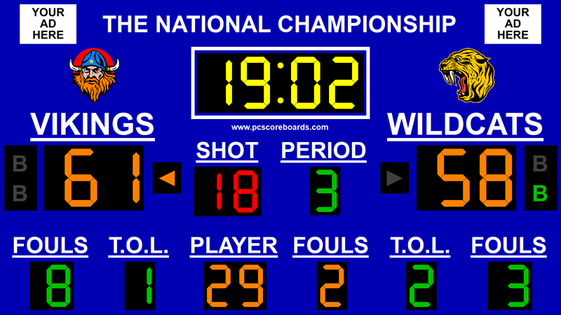 Basketball Scoreboard Pro v3 software