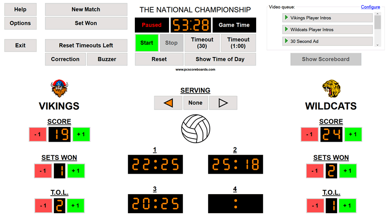 Basketball Scoreboard Software - Pro v3 - Turn Your TV Into A