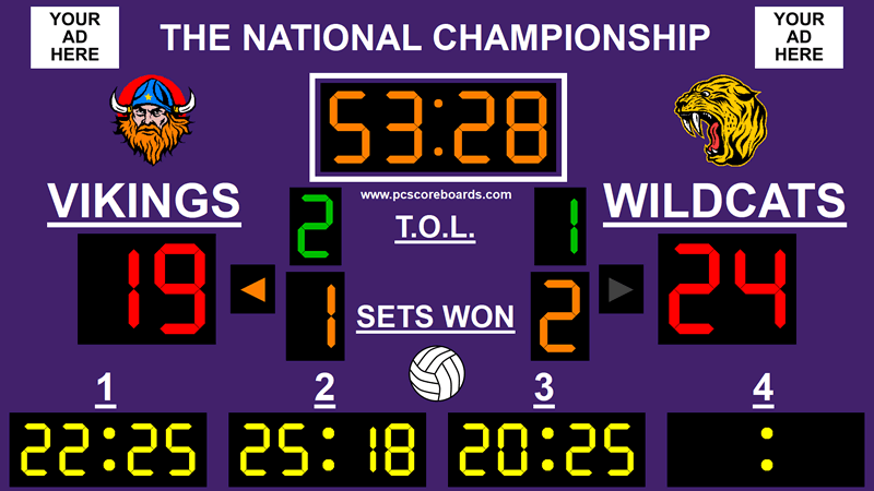 Windows 7 Volleyball Scoreboard Pro v3 3.0.1 full