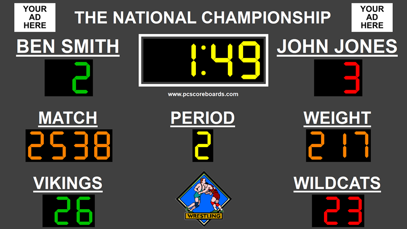 Wrestling Scoreboard Standard screenshot